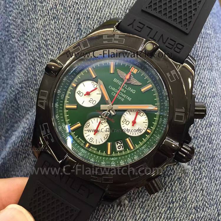 BREITLING Chronomat B01 Black Case Replica Watch For Sale